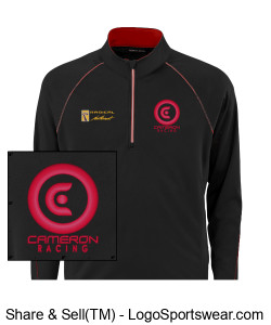 North End Mens Radar 1/4 Zip Performance Long Sleeve Top Design Zoom